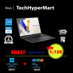 Asus Vivobook A1605V-AMB2288WS 16" Laptop/ Notebook (i5-13420H, 16GB, 512GB, Intel, W11H, Off Home 2024 + Off 365 Basic)