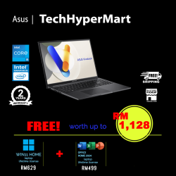 Asus Vivobook A1605V-AMB9088WS-24-W11 16" Laptop/ Notebook (i5-13420H, 24GB, 512GB, Intel, W11H, Off Home 2024 + Off 365 Basic)