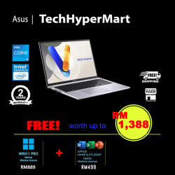 Asus Vivobook A1605V-AMB9089WS-24-W11P 16" Laptop/ Notebook (i5-13420H, 24GB, 512GB, Intel, W11P, Off Home 2024 + Off 365 Basic)
