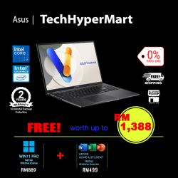 Asus Vivobook A1605V-APB045WSM-2-W11P-EPP 16" Laptop/ Notebook (Core 7 150U, 16GB, 2TB, Intel, W11P, Off H&S, Off 365 Basic)