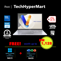 Asus Vivobook A1605V-APB046WSM-2-W11-EPP 16" Laptop/ Notebook (Core 7 150U, 16GB, 2TB, Intel, W11H, Off H&S, Off 365 Basic)