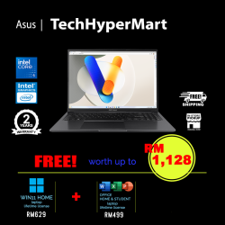 Asus Vivobook A1605V-APMB035WSM-24-W11 16" Laptop/ Notebook (Core 5 120U, 24GB, 512GB, Intel, W11H, Off H&S + Off 365 Basic)