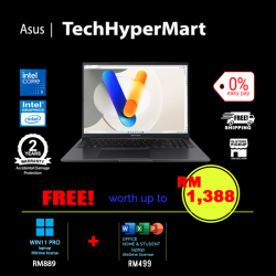 Asus Vivobook A1605V-APMB035WSM-24-1-W11P-EPP 16" Laptop/ Notebook (Core 5 120U, 24GB, 1TB, Intel, W11P, Off H&S + Off 365 Basic)