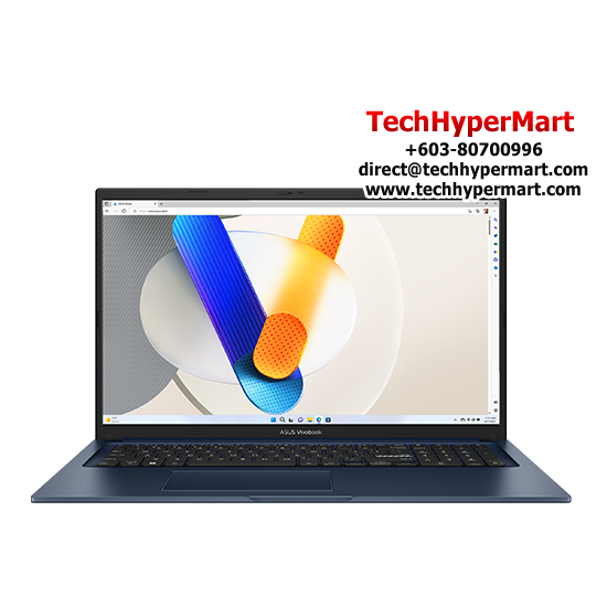 Asus Vivobook A1704V-AAU012WSM-24-2-W11P-EPP 17.3" Laptop/ Notebook (Core 7 150U, 24GB, 2TB, Intel, W11P, Off H&S, Off 365 Basic) Asus Vivobook A1704V-AAU012WSM-24-2-W11P-EPP 17.3" Laptop/ Notebook (Core 7 150U, 24GB, 2TB, Intel, W11P, Off H&S, Off 365 Basic)