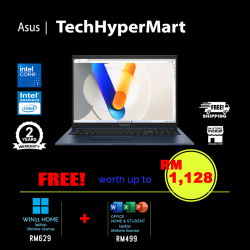 Asus Vivobook A1704V-AAU012WSM-24-W11 17.3" Laptop/ Notebook (Core 7 150U, 24GB, 1TB, Intel, W11H, Off H&S, Off 365 Basic)