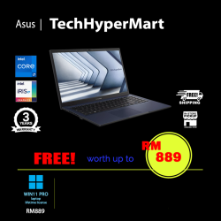 Asus ExpertBook B1502CV-ANJ3427X 15.6" Laptop/ Notebook (i7-1355U, 16GB, 512GB, Intel Iris Xe, W11P)