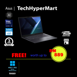 Asus ExpertBook B3405CCA-LY0442X 14" Laptop/ Notebook (Ultra 5 225H, 16GB, 512GB, Intel, W11P, AI)
