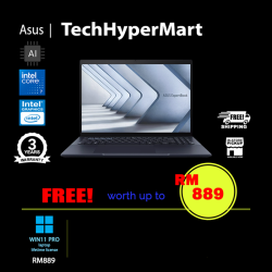 Asus ExpertBook B5604CV-AQY0168X 16" Laptop/ Notebook (Core 7 150U, 16GB, 1TB, Intel, W11P, AI Chip)