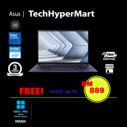 Asus ExpertBook B9403CV-ARKM1439X 14" Laptop/ Notebook (Core 7 150U, 32GB, 1TB, Intel, W11P, AI Chip)