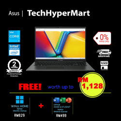 Asus Vivobook Go E1504G-ANJ325WS-1-W11-EPP 15.6" Laptop/ Notebook (i3-N305, 8GB, 1TB, Intel, W11H, Off H&S)