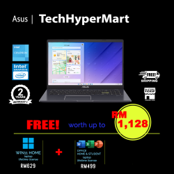 Asus E510K-AEJ733WS 15.6" Laptop/ Notebook (N4500, 8GB, 512GB, Intel, W11H, Off H&S)