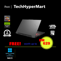 Asus TUF Gaming A15 FA507N-ULP027W 15.6" Laptop/ Notebook (Ryzen 7 7735HS, 8GB, 512GB, NV RTX4050, W11H, 144Hz)