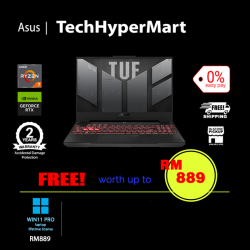 Asus TUF Gaming A15 FA507N-URLP024W-1-W11P-EPP 15.6" Laptop/ Notebook (Ryzen 7 7435HS, 16GB, 1TB, NV RTX4050, W11P, 144Hz)