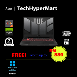 Asus TUF Gaming A15 FA507U-ILP025W-W11P 15.6" Laptop/ Notebook (Ryzen 9 8945H, 16GB, 1TB, NV RTX4070, W11P, 144Hz)