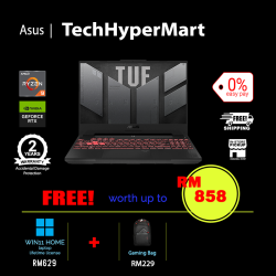 Asus TUF Gaming A15 FA507U-ILP025W-2-W11-EPP 15.6" Laptop/ Notebook (Ryzen 9 8945H, 16GB, 2TB, NV RTX4070, W11H, 144Hz)