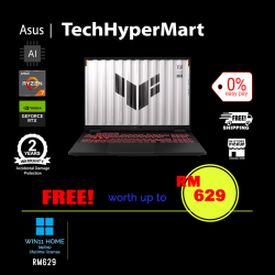 Asus TUF Gaming A16 FA608U-HRV068W-48-1-W11-EPP 16" Laptop/ Notebook (Ryzen 7 260, 48GB, 1TB, NV RTX5050, W11H, 165Hz, AI Chip)