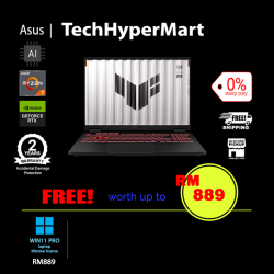 Asus TUF Gaming A16 FA608U-HRV068W-32-1-W11P-EPP 16" Laptop/ Notebook (Ryzen 7 260, 32GB, 1TB, NV RTX5050, W11P, 165Hz, AI Chip)
