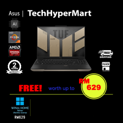 Asus TUF Gaming A16 Advantage Edition FA617N-SRRL105W 16" Laptop/ Notebook (Ryzen 7 7435HS, 16GB, 512GB, AMD Radeon, W11H, 144Hz, AI Chip)