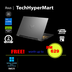 Asus TUF Gaming F16 FX607V-URL011W 16" Laptop/ Notebook (i7-13620H, 16GB, 1TB, NV RTX4050, W11H, 144Hz, AI Chip)
