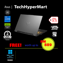 Asus TUF Gaming F16 FX607V-URL011W-2-W11P-EPP 16" Laptop/ Notebook (i7-13620H, 16GB, 2TB, NV RTX4050, W11P, 144Hz, AI Chip)