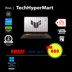 Asus TUF F16 FX608J-HITU205W-1-W11P-EPP 16" Laptop/ Notebook (i5-14450HX, 16GB, 1TB, NV RTX5050, W11P, 144Hz, AI)