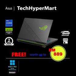 Asus ROG Strix G16 G614J-VRN3122W-W11P 16" Laptop/ Notebook (i9-14900HX, 32GB, 1TB, NV RTX4060, W11P, 165Hz)