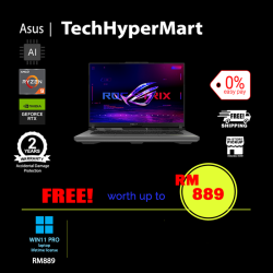 Asus ROG Strix G16 G614P-MTS088WP-2-W11P-EPP 16" Laptop/ Notebook (Ryzen 9 8940HX, 16GB, 2TB, NV RTX5060, W11P, 300Hz, AI)