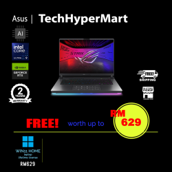 Asus ROG Strix G16 G615L-PTS6108WP 16" Laptop/ Notebook (Ultra 9 290HX Plus, 32GB, 1TB, NV RTX5070, W11H, 300Hz, AI)