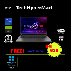 Asus ROG Strix Scar 16 G634J-ZRNM025WH 16" Laptop/ Notebook (i9-14900HX, 32GB, 2TB, NV RTX4080, W11H, 240Hz)