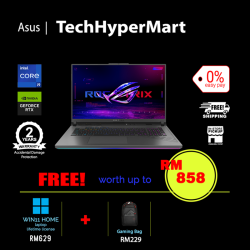 Asus ROG Strix Scar 16 G634J-ZRNM025WH-4-W11-EPP 16" Laptop/ Notebook (i9-14900HX, 32GB, 4TB, NV RTX4080, W11H, 240Hz)