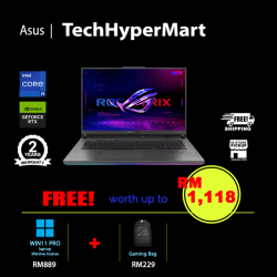 Asus ROG Strix Scar 16 G634J-ZRNM025WH-64-W11P 16" Laptop/ Notebook (i9-14900HX, 64GB, 2TB, NV RTX4080, W11P, 240Hz)