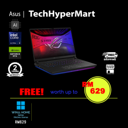 Asus ROG Strix SCAR 16 G635L-XRW165W 16" Laptop/ Notebook (Ultra 9 275HX, 32GB, 2TB, NV RTX5090, W11H, 240Hz, AI Chip)