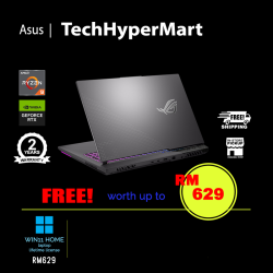 Asus ROG Strix G17 G713P-ILL021W 17.3" Laptop/ Notebook (Ryzen 9 7945HX, 32GB, 1TB, NV RTX4070, W11H, 240Hz)