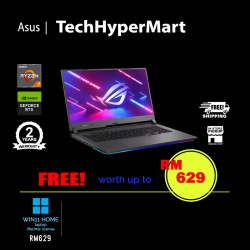 Asus ROG Strix G17 G713R-WKH158W 17.3" Laptop/ Notebook (Ryzen 7 6800H, 16GB, 1TB, NV RTX3070Ti, W11H, 360Hz)