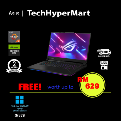 Asus ROG Strix Scar 17 G733P-ZLL011W 17.3" Laptop/ Notebook (Ryzen 9 7945HX, 32GB, 1TB, NV RTX4080, W11H, 240Hz)