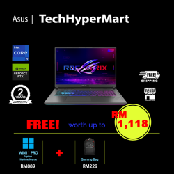 Asus ROG Strix G18 G814J-VRN6053W-64-W11P 18" Laptop/ Notebook (i9-14900HX, 64GB, 1TB, NV RTX4060, W11P, 240Hz)