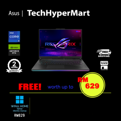 Asus ROG Strix SCAR G834J-YRR0668WH 18" Laptop/ Notebook (i9-14900HX, 64GB, 2TB, NV RTX4090, W11H, 240Hz)
