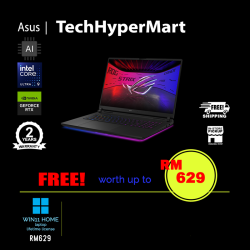 Asus ROG Strix SCAR G835L-XGTQ284WP 18" Laptop/ Notebook (Ultra 9 290HX Plus, 64GB, 2TB, NV RTX5090, W11H, 240Hz, AI)