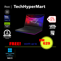 Asus ROG Strix SCAR G835L-XGTQ284WP-4-W11-EPP 18" Laptop/ Notebook (Ultra 9 290HX Plus, 64GB, 4TB, NV RTX5090, W11H, 240Hz, AI)