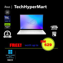 Asus ROG Zephyrus G14 GU405A-WSY066W 14" Laptop/ Notebook (Ultra 9 386H, 64GB, 2TB, NV RTX5080, W11H, 120Hz, AI)