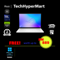 Asus ROG Zephyrus G14 GU405A-WSY066W-W11P 14" Laptop/ Notebook (Ultra 9 386H, 64GB, 2TB, NV RTX5080, W11P, 120Hz, AI)