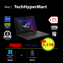 Asus ROG Zephyrus G16 GU603V-VN4018W-48-2-W11P-EPP 16" Laptop/ Notebook (i9-13900H, 48GB, 2TB, NV RTX4060, W11P, 240Hz)