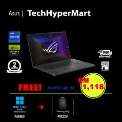 Asus ROG Zephyrus G16 GU603V-VN4018W-48-W11P 16" Laptop/ Notebook (i9-13900H, 48GB, 1TB, NV RTX4060, W11P, 240Hz)