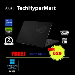 Asus ROG Zephyrus M16 GU604V-ZNM041WH 16" Laptop/ Notebook (i9-13900H, 32GB, 1TB, NV RTX4080, W11H, 240Hz)