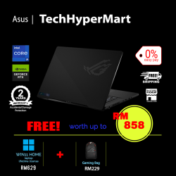 Asus ROG Zephyrus M16 GU604V-ZNM041WH-2-W11-EPP 16" Laptop/ Notebook (i9-13900H, 32GB, 2TB, NV RTX4080, W11H, 240Hz)
