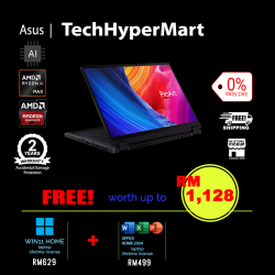 Asus ProArt HN7306E-ALX066WS-2-W11-EPP 13.3" Laptop/ Notebook (Ryzen AI MAX+ 395, 64GB, 2TB, AMD Radeon, W11H, Off Home 2024 + Off 365 Basic, Touchscreen, AI Chip)