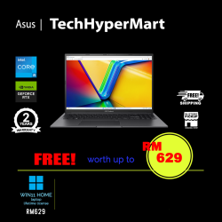 Asus Vivobook 16X K3605Z-URP1002W 16" Laptop/ Notebook (i5-12500H, 16GB, 512GB, NV RTX4050, W11H)