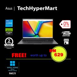 Asus Vivobook 16X K3605Z-URP1002W-1-W11-EPP 16" Laptop/ Notebook (i5-12500H, 16GB, 1TB, NV RTX4050, W11H)