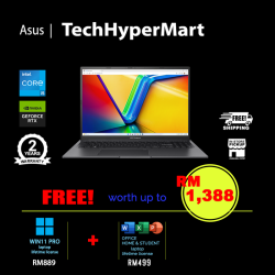 Asus Vivobook 16X K3605Z-URP1002W-24-W11P 16" Laptop/ Notebook (i5-12500H, 24GB, 512GB, NV RTX4050, W11P)
