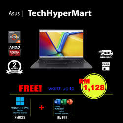 Asus Vivobook M1605N-AQMB150WS 16" Laptop/ Notebook (Ryzen 5 150, 16GB, 512GB, AMD Radeon, W11H, Off Home 2024 + Off 365 Basic)